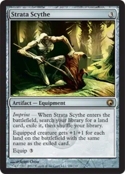 MTG Strata Scythe, NM-Mint, English Scars of Mirrodin - Image 1