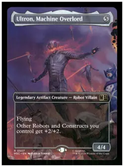 Ultron, Machine Overlord (Borderless) 507 Commander: Marvel Super Heroes Magic - Image 1