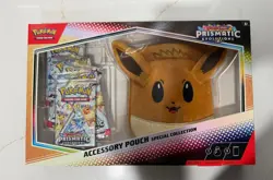 Pokemon Prismatic Evolutions Accessory Pouch Special Collection Sealed - Image 1
