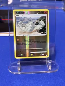 Nintendo Pokemon TCG Geodude 84/123 Mysterious Treasures Common 60 HP (2007) - Image 1