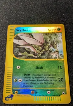 Pokemon AQUAPOLIS - #106/147 Scyther - Reverse Holo - ENG - Lightly Played - Image 4