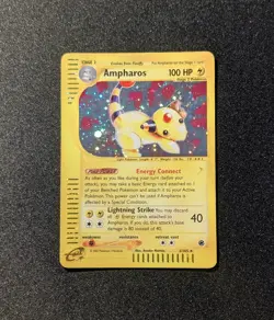 Pokemon EXPEDITION - #2/165 Ampharos - Holo - ENG - Lightly Played+ - Image 3