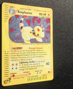 Pokemon EXPEDITION - #2/165 Ampharos - Holo - ENG - Lightly Played+ - Image 5