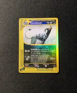 Pokemon SKYRIDGE - #12/144 Houndoom - Reverse Holo - ENG - Lightly Played - Image 3