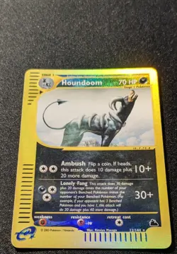 Pokemon SKYRIDGE - #12/144 Houndoom - Reverse Holo - ENG - Lightly Played - Image 4