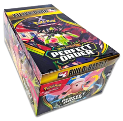 Pokemon TCG ME03 Perfect Order Build & Battle Display Sealed 10 Prerelease Kits - Image 1