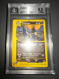 2003 Pokemon Aquapolis Umbreon BGS 8.5 #41 Englisch Non Holo PSA - Image 1