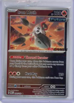 Australia Pokemon Iron Moth 028/182 Paradox Rift EB Games Stamped Promo SEALED - Image 1