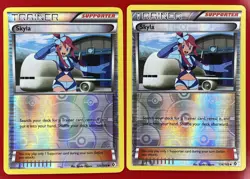 2X Pokemon TCG Skyla Boundaries Crossed 134/149 Reverse Holo Uncommon LP/MP - Image 1