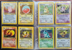 Jungle Pokemon 1999 Complete Set 64/64 Mew Vs Mewtwo Binder - Image 1