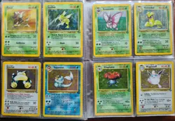 Jungle Pokemon 1999 Complete Set 64/64 Mew Vs Mewtwo Binder - Image 2