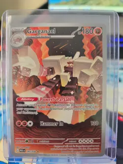 Garganacl 147/132 Illustration Rare Mega Evolution Pokemon - Image 1
