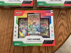 Pokemon First Partner Illustration Collection Series 1 Boxes Lot Of 3 - Image 2