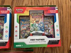 Pokemon First Partner Illustration Collection Series 1 Boxes Lot Of 3 - Image 4