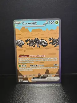 2024 Pokemon Durant EX Full Art Surging Sparks #236/191 NM Conditon - Image 3
