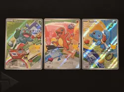 Pokemon First Partner Illustration Collection Series 1 Kanto Gen 1 Starters Set - Image 1
