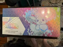 Pokemon TCG Prismatic Evolutions Super-Premium Collection Box English SMALL TEAR - Image 1
