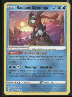 Radiant Greninja 046/189 Holo - Pokemon TCG SWSH10: Astral Radiance - Image 1