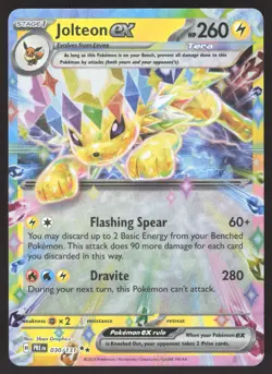 Jolteon ex 030/131 Holofoil SV: Prismatic Evolutions Near Mint - Image 1