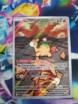 Pokemon TCG Numel 223/217 Ascended Heroes Illustration Holo - Image 1
