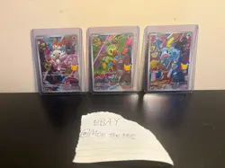 Pokemon TCG: First Partner Illustration Collection Series 2 Galar Gen 8 set of 3 - Image 1