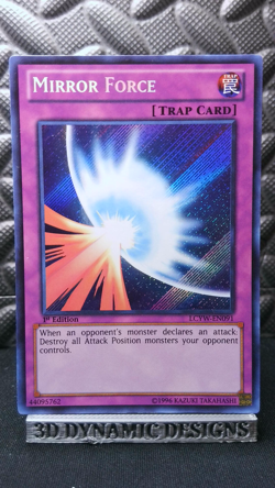 | Yugioh Mirror Force LCYW-EN091 1st Secret Rare Collection Yugis NM 🔥 | - Image 1