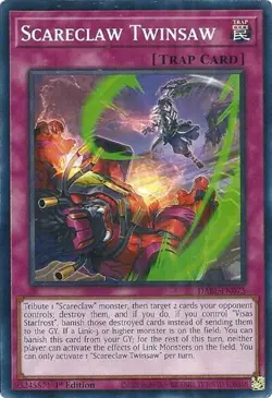 1x Scareclaw Twinsaw - 1st Edition NM Eng YuGiOh - Darkwing Blast - Image 1