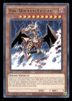 Yugioh The Wicked Eraser #KICO-EN062 King's Court LP - Image 1