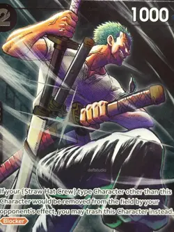 • Roronoa Zoro • OP15-094 Alt Art Foil Dash Pack Promo One Piece TCG NM - Image 2