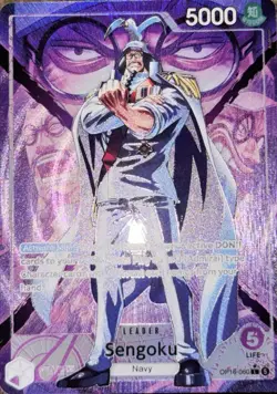 Bandai One Piece Card Game Sengoku OP16-060 L Leader Alt Art Foil EN 5000 - Image 1