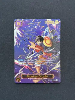 Monkey D. Luffy OP09-119 SEC SP ENG ONE PIECE OP13 Carrying on His Will Alt Art - Image 1