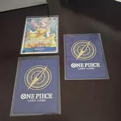Bandai One Piece Card Game Rebecca OP05-053 Blue Foil Alt Art Lot English 3 - Image 2