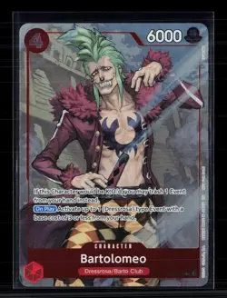 One Piece Bartolomeo (Dash Pack) Adventure on Kami's Island • OP15-014 Foil - Image 1