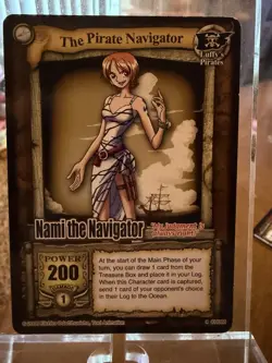 One Piece Collectible Card Game 2006 8 Card Lot Nami Usopp Zolo Sanji Technique - Image 4