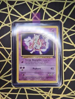 🔥 Mewtwo 3 🔥 Black Star Pokemon Movie Promo 1999 WOTC Pokemon Card Gold Stamp - Image 3
