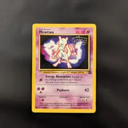 Mewtwo - Black Star WB Movie Promo No. 3 - WoTC Rare Pokemon Card 1999 - Image 1