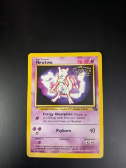Mewtwo 3 Black Star Pokemon Movie Promo 1999 WOTC Pokemon Card -NM - Image 1