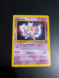 Mewtwo 3 Black Star Pokemon Movie Promo 1999 WOTC Pokemon Card -MP - Image 1