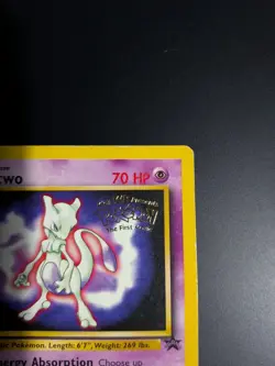 Mewtwo 3 Black Star Pokemon Movie Promo 1999 WOTC Pokemon Card -MP - Image 3