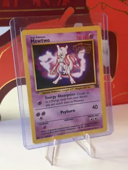 Mewtwo 3 Black Star Pokemon Movie Promo 1999 WOTC Pokemon Card - LP - Image 1