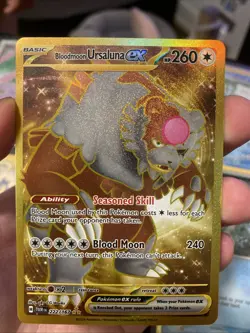 Pokemon - 222/167 Bloodmoon Ursaluna ex - Twilight Masquerade NM/M - Image 1