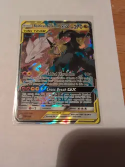 Reshiram & Zekrom GX Tag Team 157/236 Cosmic Eclipse 2019 Pokemon TCG NM - Image 1
