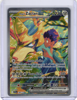 POKEMON 2025 HOP'S ZACIAN EX 186/159 JOURNEY TOGETHER - SIR - MINT - Image 1