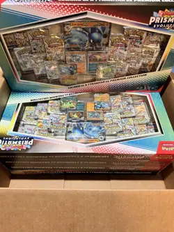 Pokemon Prismatic Evolutions Lucario EX and Tyranitar EX Premium Collection (X5) - Image 2