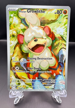 Pokemon TCG: Hisuian Growlithe 181/167 - SV06: Twilight Masquerade - IR - NM - Image 1