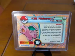 LP - Pokemon Topps Nidoran #32 TV Animation Edition Series 1 (Black Logo) - Image 2