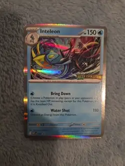 Inteleon MEP002 Pokemon TCG: Black Star Promos Mega Evolution Pre-Release Stamp - Image 1