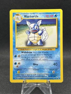 Pokemon TCG Base Set Wartortle Non Holo Uncommon 42/102 Vintage WOTC LP - Image 1