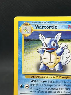 Pokemon TCG Base Set Wartortle Non Holo Uncommon 42/102 Vintage WOTC LP - Image 2