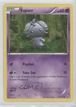Espurr Pokemon XY Flashfire #42 - Image 1